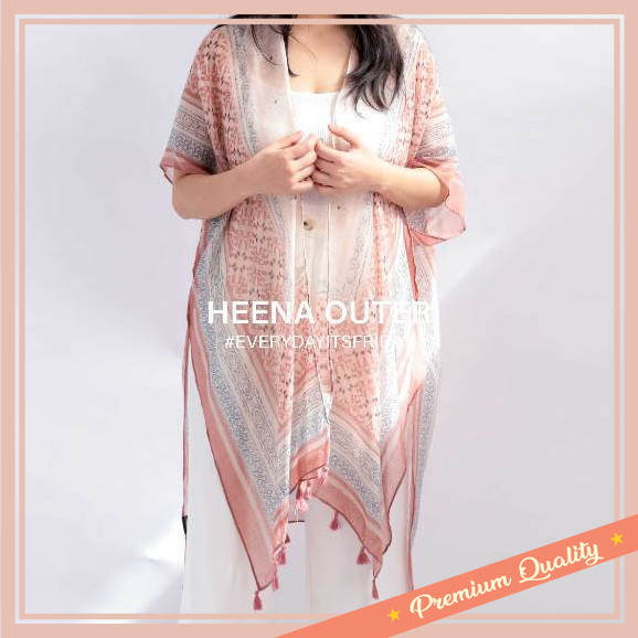 Baju Lebaran Premium Wanita Outerwear Keren Style 2024 / ITSFRIDAY HEENA Outer