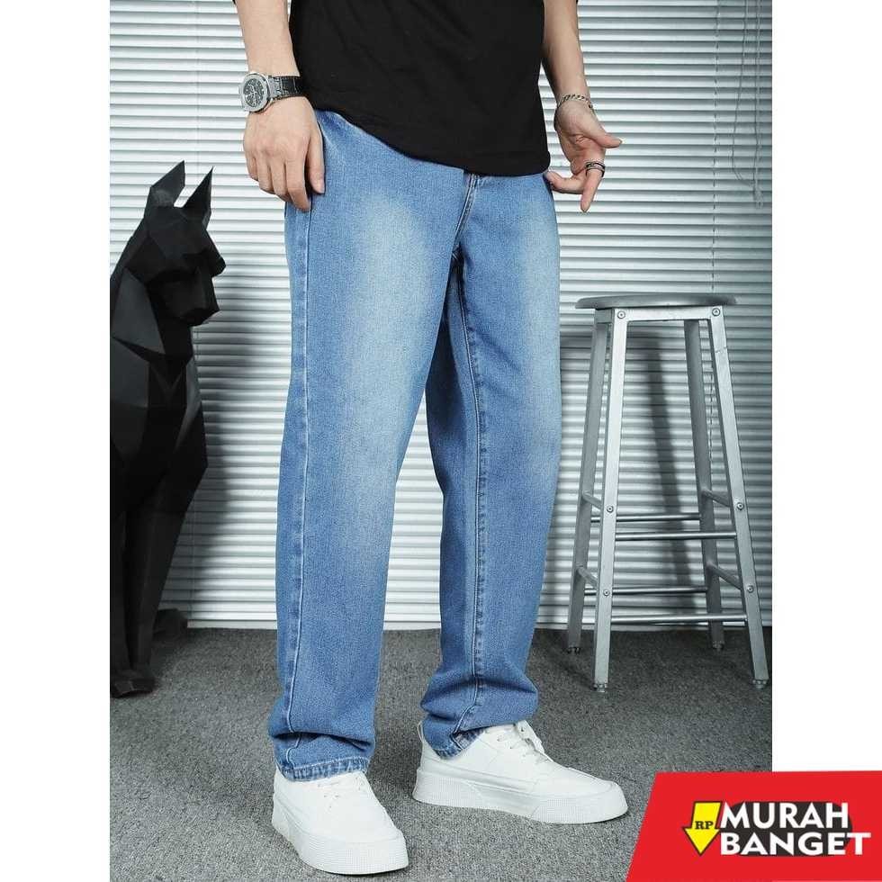 Celana Denim Pria Terbaru- ( TELOR ASIN ) CELANA JEANS REGULER PRIA STANDARD