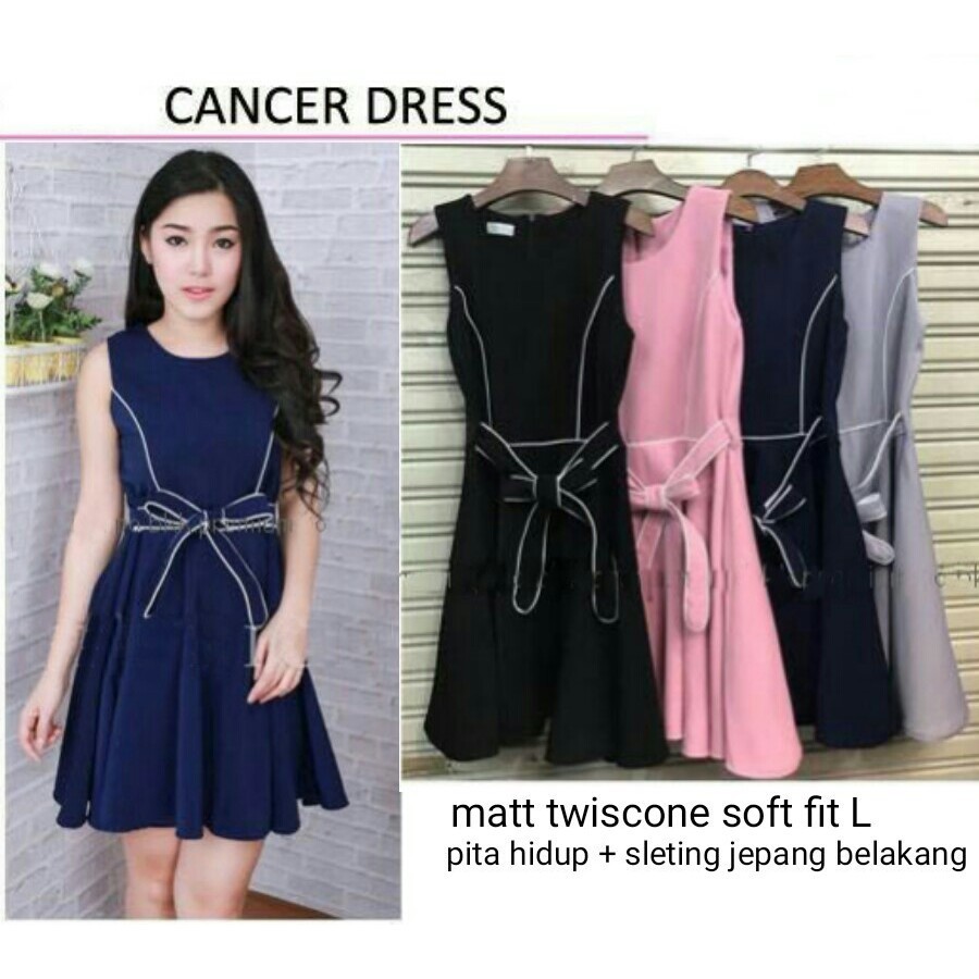 Manjaya BAJU DRES WANITA DRESS ROK WANITA PREMIUM TALI DEPAN