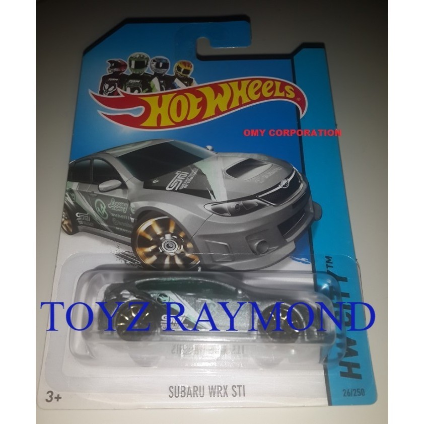 Hot Wheels  Subaru WRX STI grey silver HW City not hw premium