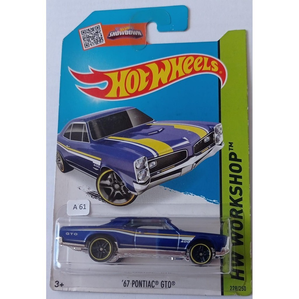 Hot Wheels  - 67 Pontiac GTO HW Workshop Blue
