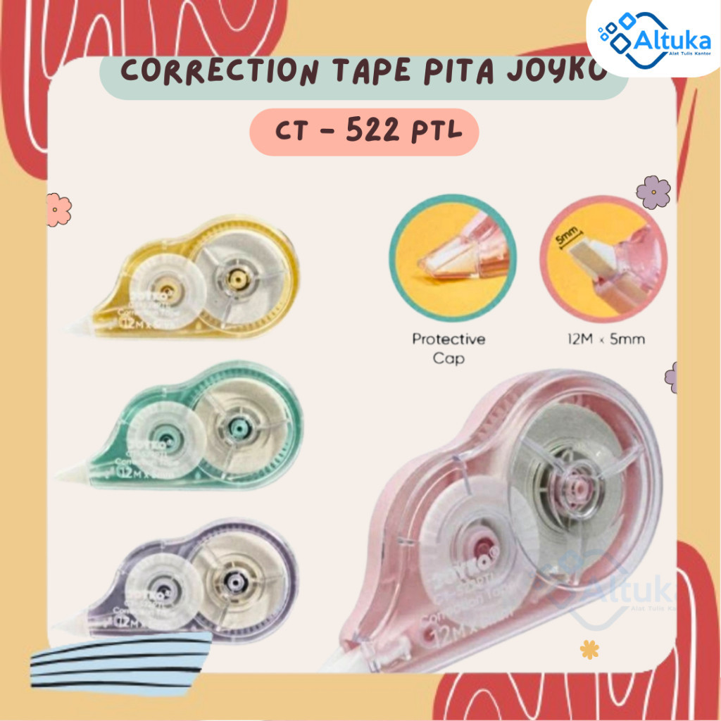 

Correction Tape / Tip x / Stipo / Pita Koreksi Joyko CT-522 CT -507