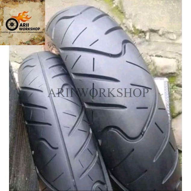 Ban motor bekas batikan/suntikan Sepasang ukuran 130/70 100/80 ring 17