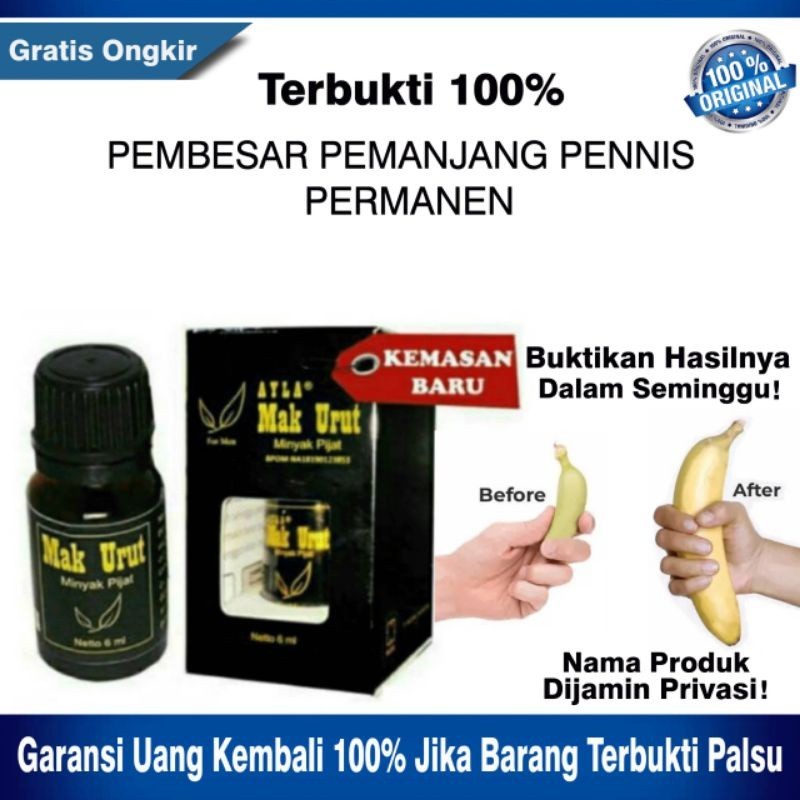 DN- MAK URUT / MAK URUT NASA / MAK URUT NASA ASLI ORIGINAL / MINYAK PEMBESAR KELAMIN PRIA / OBAT PEM