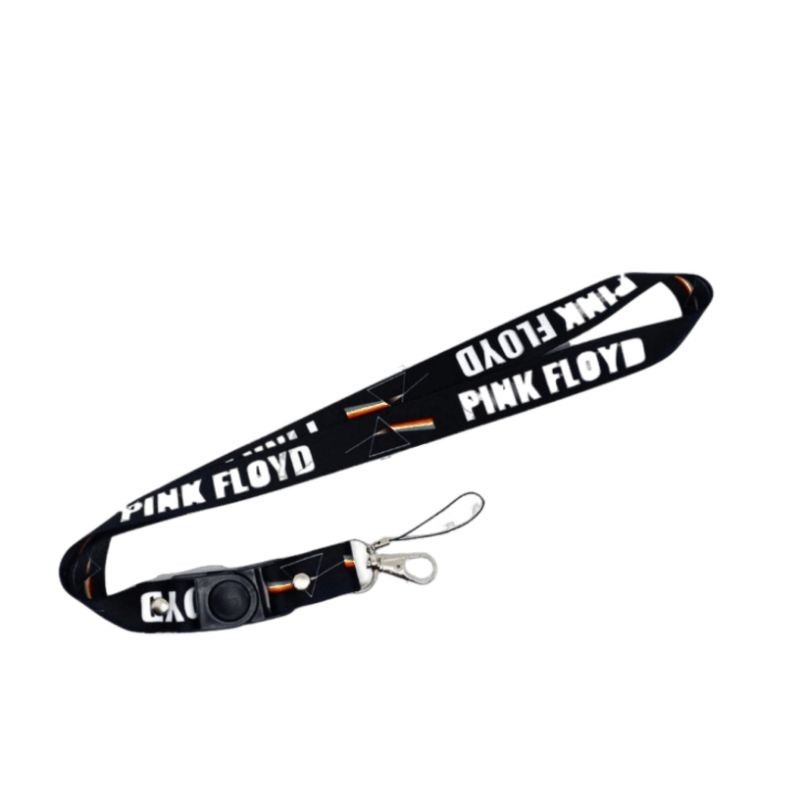 

lanyard PINK FLOYD / tali lanyard band gantungan leher name tag id card / pods / brand lokal