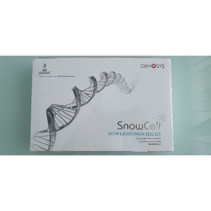 SnowCell Genosys Snow Cell Peeling Kit Brightening Korea BPOM