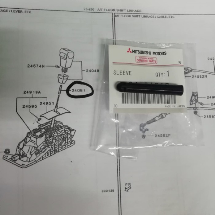 Slewve tongkat matic mitsubishi pajero sport sparepart