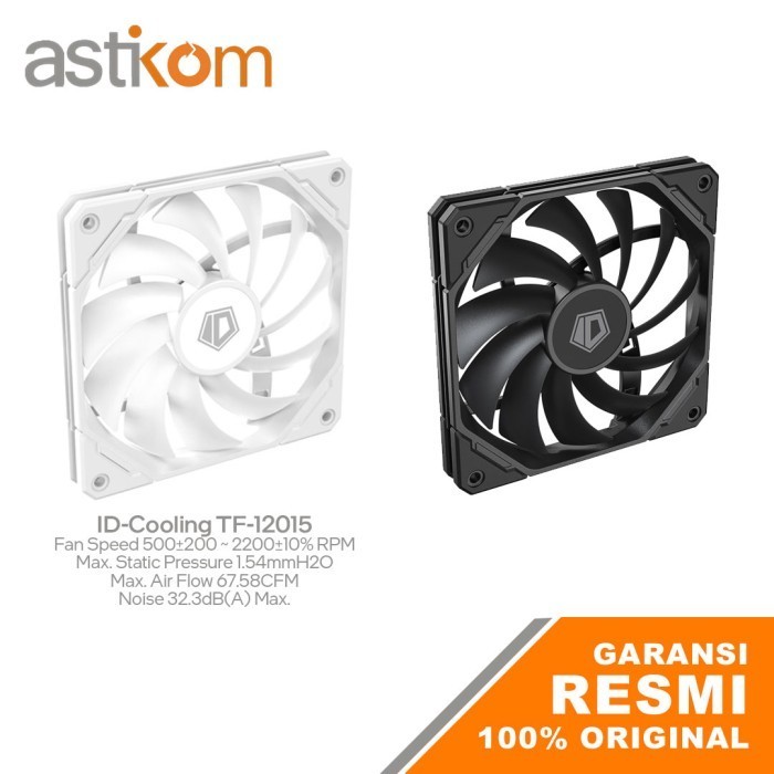 Fan Case ID-Cooling TF-12015-K Black TF-12015-W White Slim PWM
