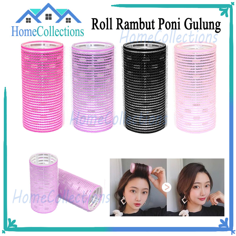 1 Pcs Roll Rambut Keriting/Roll Rambut Gulung Tempel Poni/Roll Rambut Poni Gulung/Roll Rambut Tempel