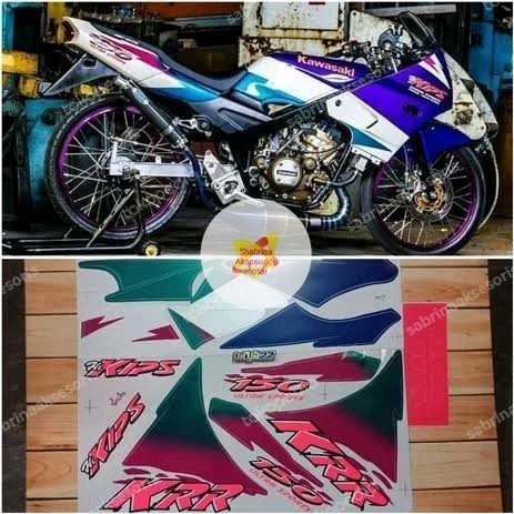STRIPING PLISIR STIKER BODY NINJA SSR KRR ULTRA SPORTS ORI THAILAND