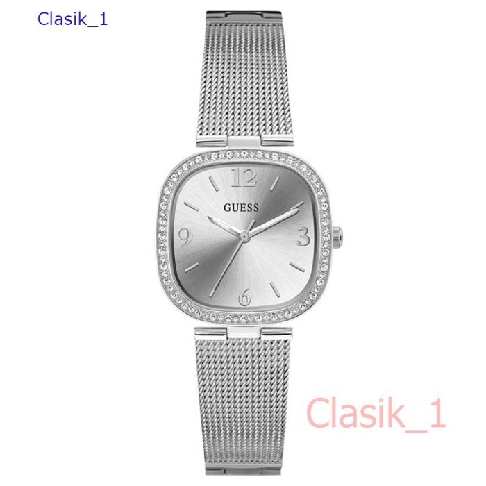 Original 100% GUESS GW0354L1  TAPESTRY Jam Tangan Wanita  Mesh Silver