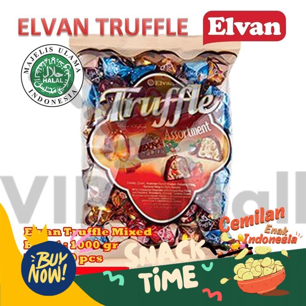 

Special Diskon ELVAN TRUFFLE 1 Kg CHOCOLATE (Coklat Arab Turki Turkey)