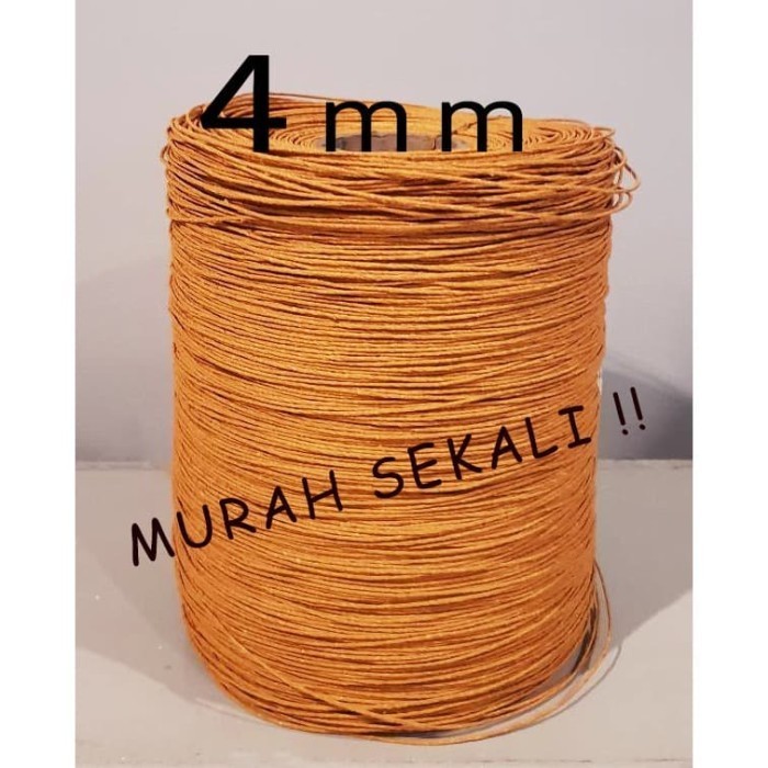 

tali kertas 4 mm untuk paper bag kraft coklat samson 100m