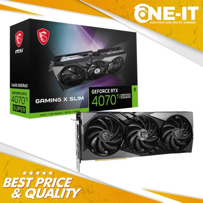 VGA MSI GeForce RTX 4070 Ti SUPER 16G GAMING X SLIM 16GB GDDR6X