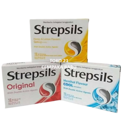 

Strepsils Permen box isi 12 butir melegakan tenggorokan