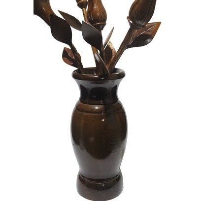 Vas meja vas Bunga ecer  Kayu Jati Asli Blora