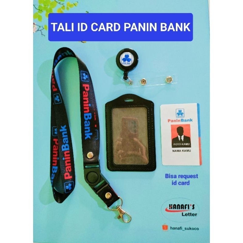 

[READY STOK] Tali id card Bank Panin Bank lanyard printing satuan