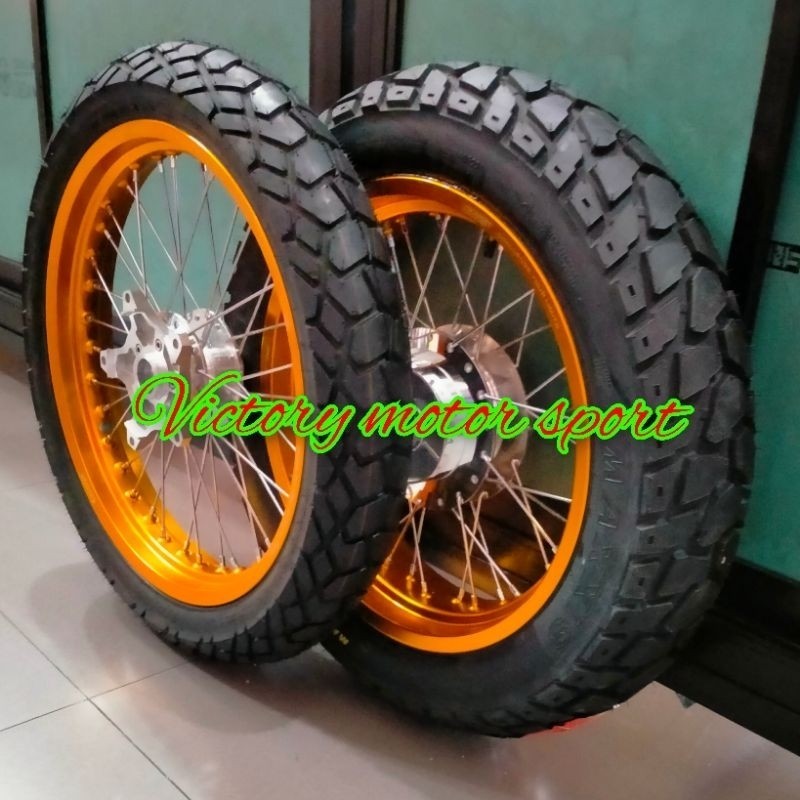 velg set jari jari cb 150 x plus ban maxxis ring 17