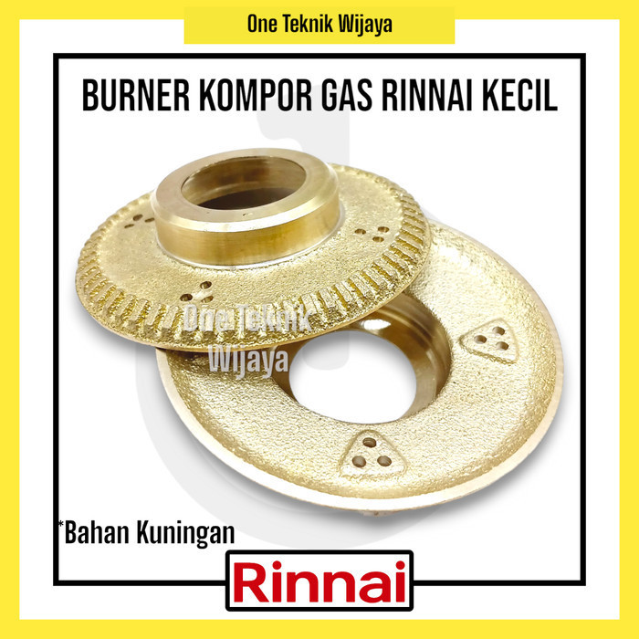 Burner Kompor Gas Rinnai Kecil 7cm bahan Kuningan untuk tipe RI-22C,RI-522E,RI-522CE,RI-602E