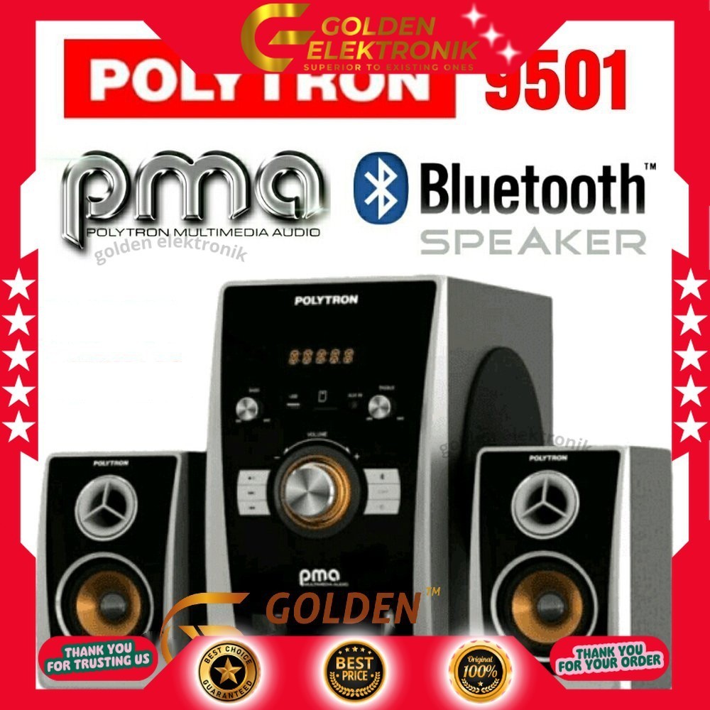SPEAKER AKTIF POLYTRON PMA-9501 PMA 9501 PMA9501 MULTIMIDEA SPEAKER