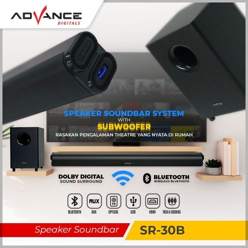Speaker Sound Bar / Bluetooth SR-30B Advance ug5