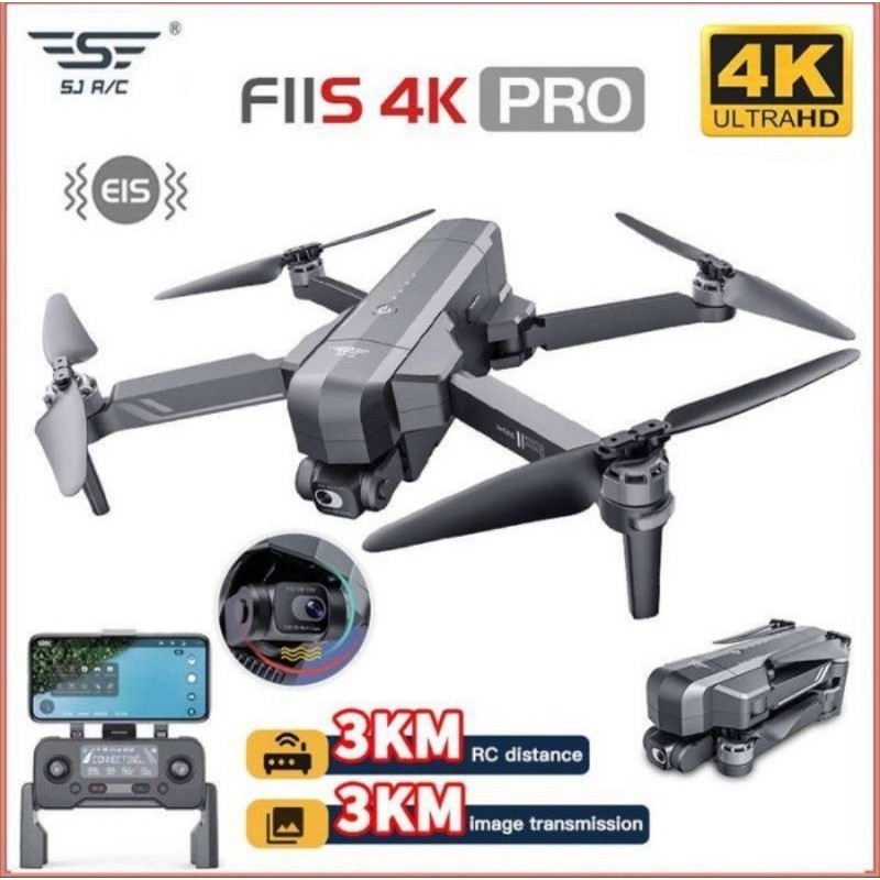 SJRC F11 Pro 4K EIS 2 Axis Gimbal GPS Drone