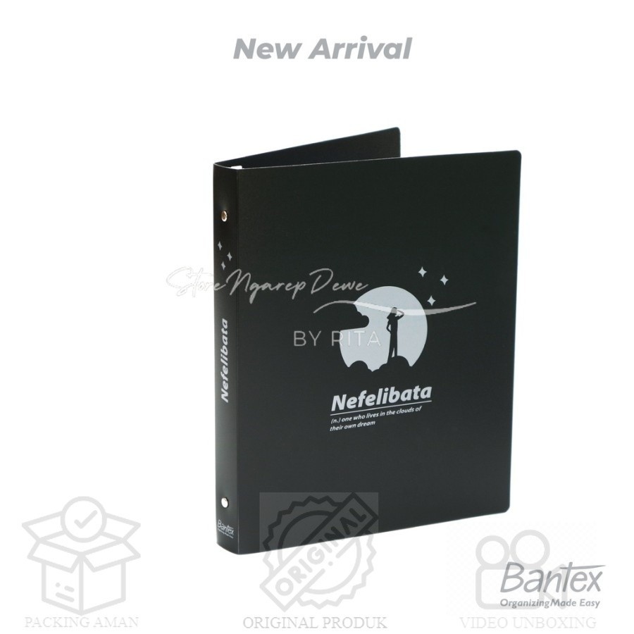 

TRENDY B5 MULTIRING BINDER NEFELIBATA BANTEX 3326 10 barang original seperti gambar