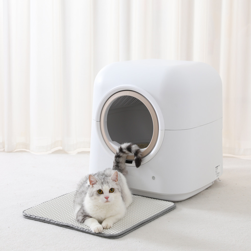 Diskon besar otomatis membersihkan diri Toilet kucing pintar kotak sampah otomatis untuk kucing