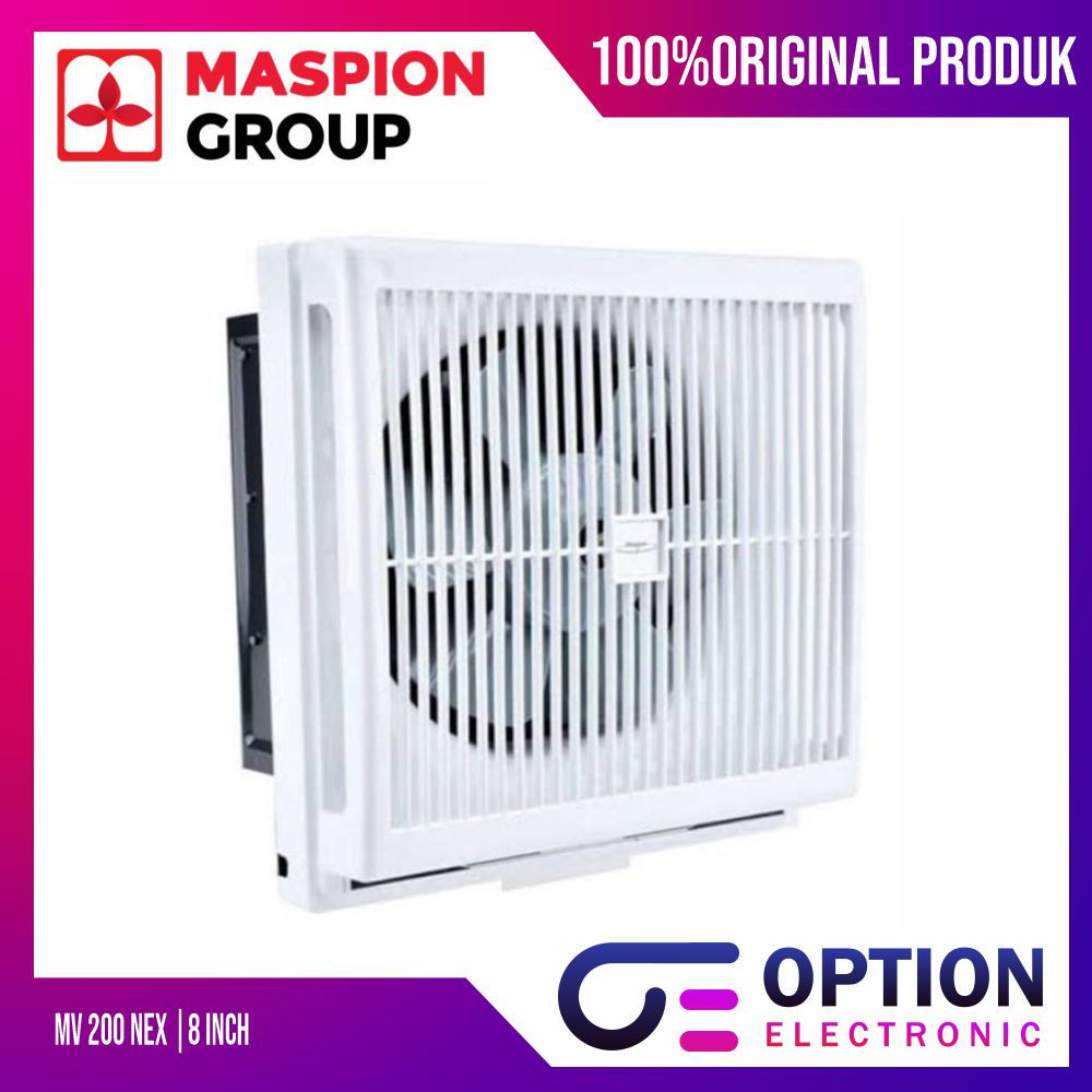 MASPION MV-200NEX / 200NEX / MV200 / MV 200 NEX EXHAUST FAN 8 INCH - GARANSI RESMI