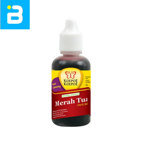 

Koepoe Koepoe Pewarna Merah Tua 30ML