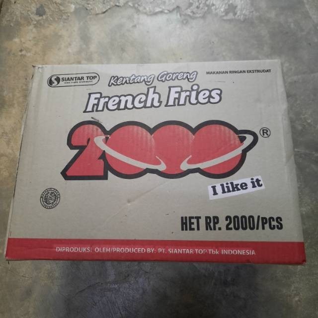 FRENCH FRIES 2000 DUS AN atau 40 BKS @ 14 GR