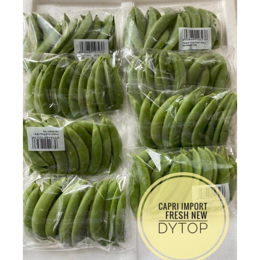 

Sayur Kacang Kapri Capri Import Fresh dan Segar - 500 Gram