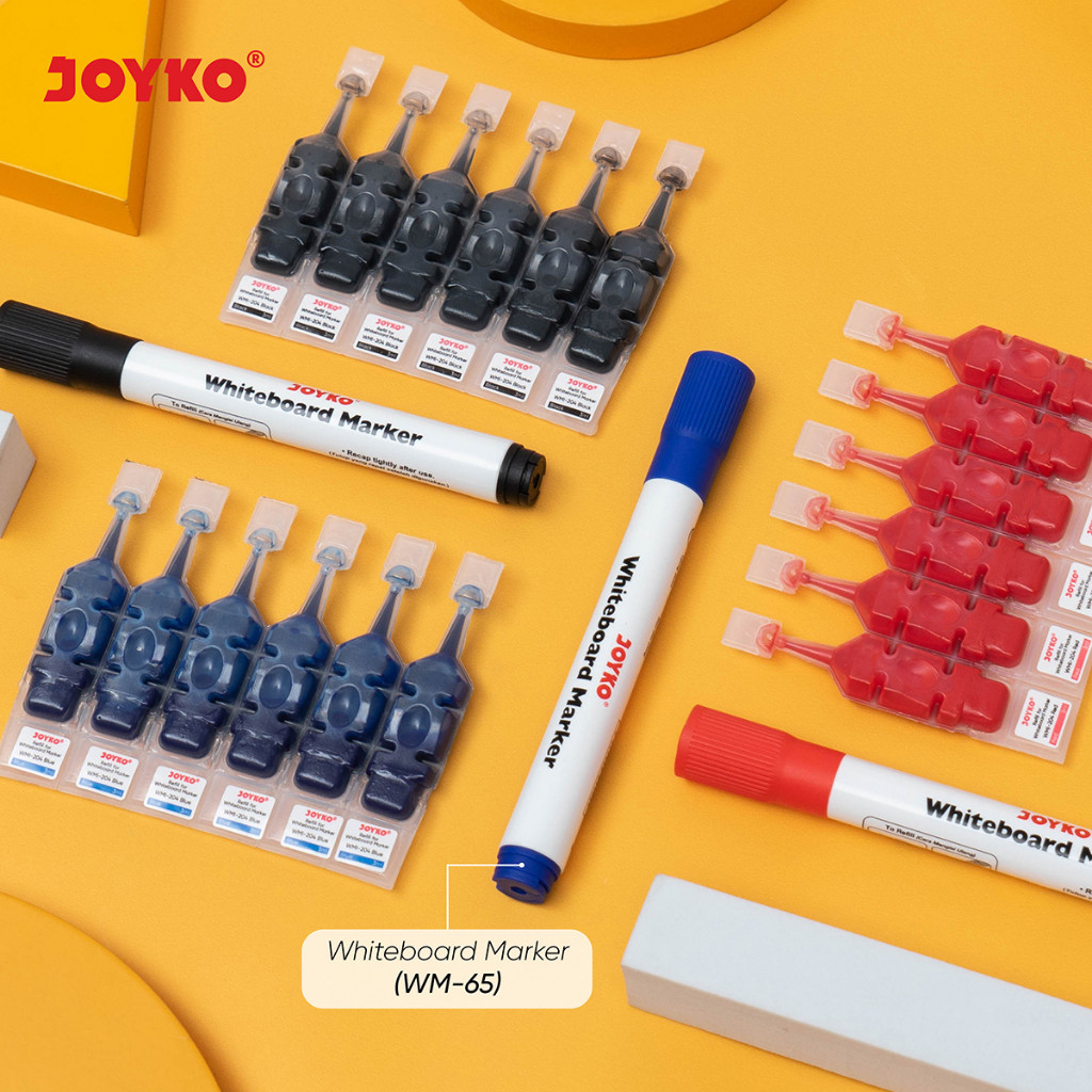 

Spidol Rahasia untuk Jantung yang Lebih Sehat - JOYKO Whiteboard Marker & Refill / Spidol Papan Tulis Erasable & Isi Ulang