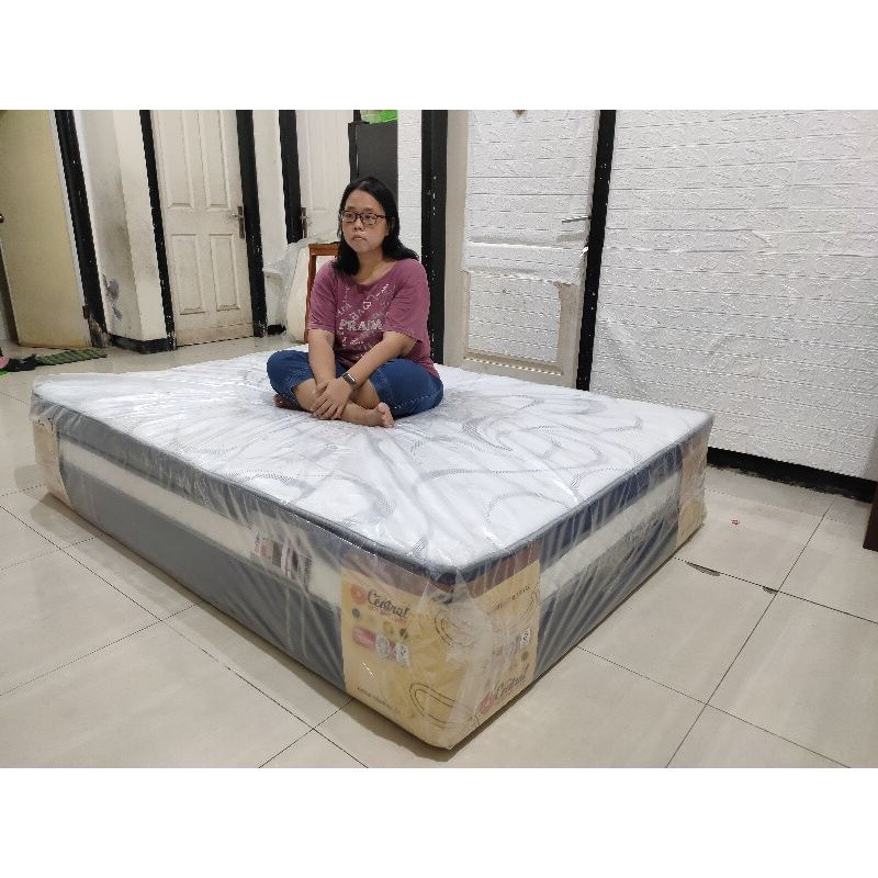Promo Central Imperium memory foam kasur Spring bed Comfy Ultra jumbo pillow top 160x200 pocket spring