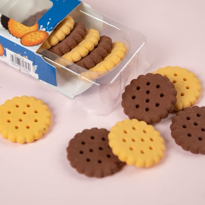 

PENGHAPUS PENSIL MOTIF BISCUIT/ ERASER PENCIL