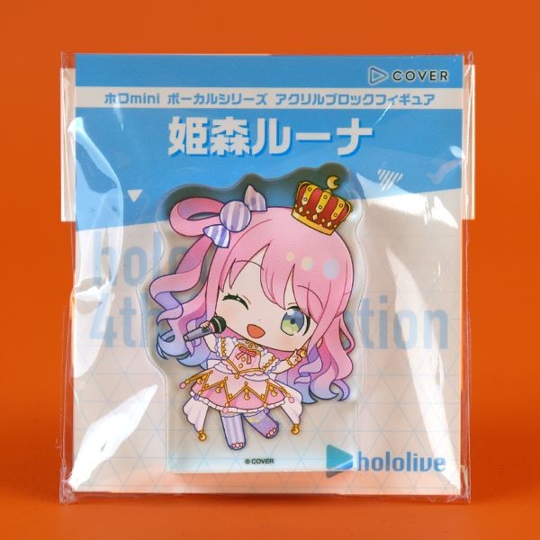 hololive JP Himemori Luna holomini Vocal Series 4th Generation Acrylic Block Figure