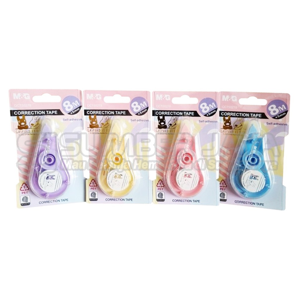 

Tipe Ex Roll 8M M&G QCT55278 Correction Tape Roll Kecil Gaspard Et Lisa