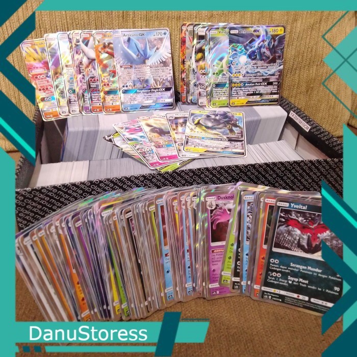 Pokemon TCG Indonesia Random Bulk 500+ lembar kartu - Paket 300 Kartu - Danustoress