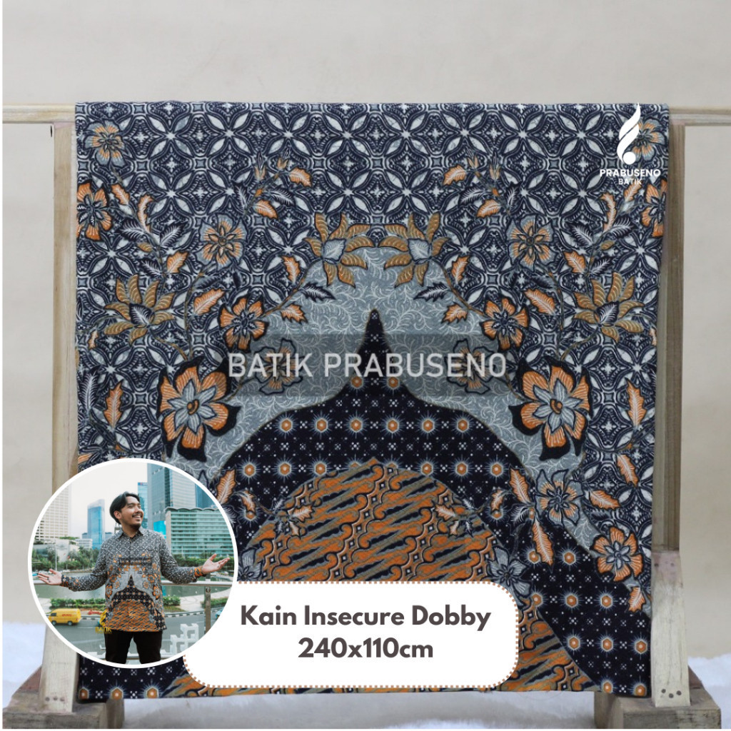 INSECURE DOBBY Kain Bahan  Meteran  Wanita Pria Premium Halus Motif Elegan Modern  Terbaru Katun Sol