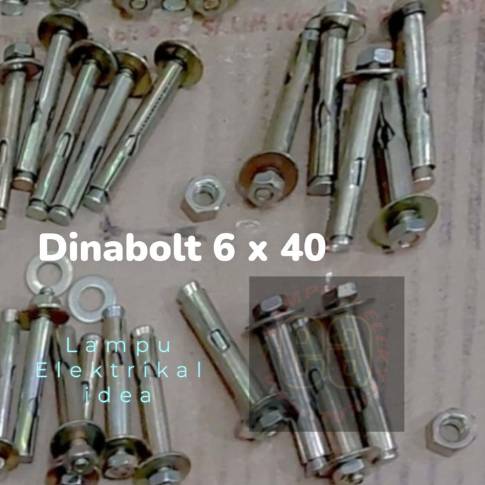 DINABOLT 6 X 40 / DYNABOLT MURAH/ BAUT/ DINABOLT 6X40 MM BRACKET SET