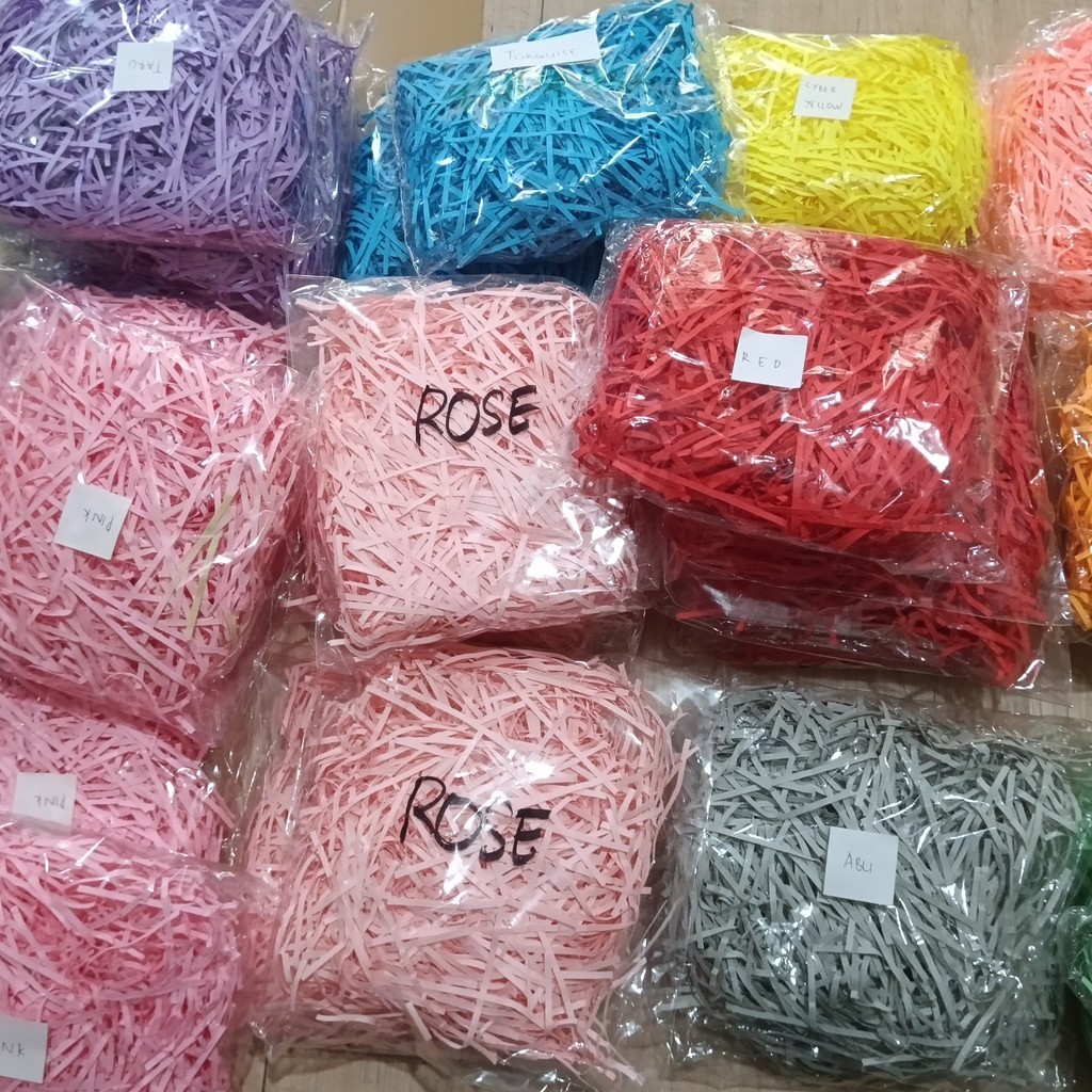 

SHREDDED PAPER / KERTAS CACAH / KERTAS SERUT KADO HAMPERS