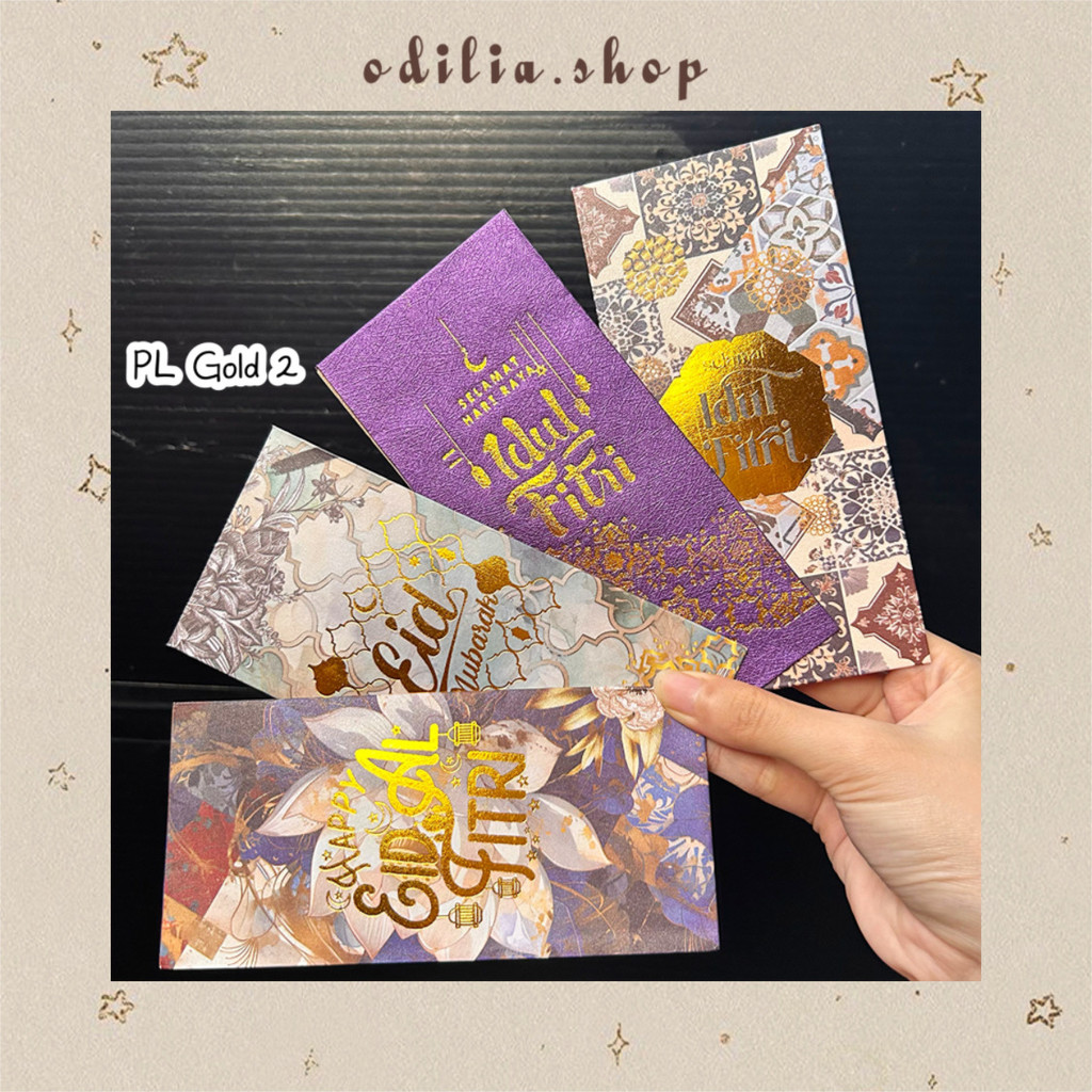 

PLGOLD Amplop Lebaran 2025 isi 8 pcs Ukuran L Paper Tebal Premium Mewah Gold Silver Idul Fitri Islamic Animal Aesthetic Hari Raya Eid Mubarak Ramadhan Uang Thr Anak Muslim Atk Banjar Banjarbaru Bjb Odilia.Shop
