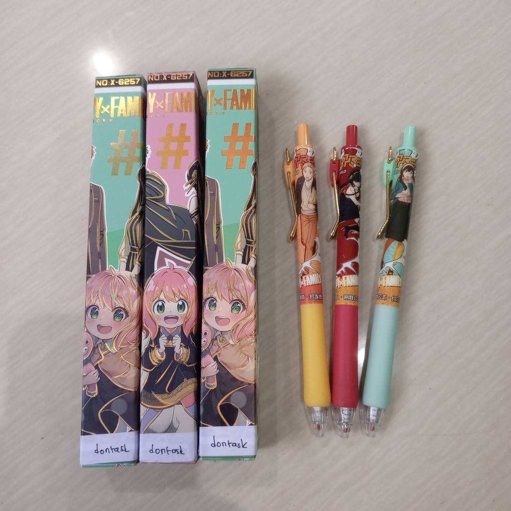 

Pulpen Gel Ballpoint Karakter Anime Spy X Family