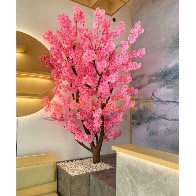 bunga hias sakura cherry blossom/sakura jumbo/pohon hias/bunga plastik/pohon plastik artificial