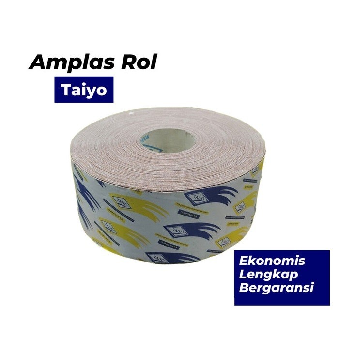 Amplas Roll Meteran Taiyo Medium 80 High Quality - 1 Meter