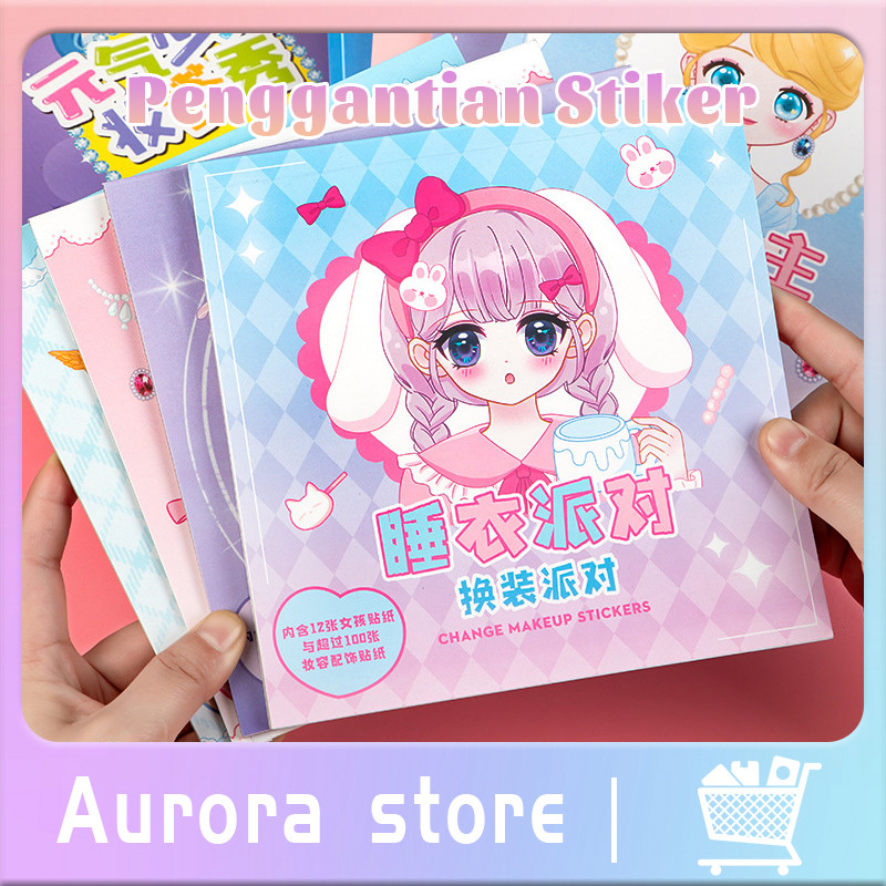 

AURORA DIY Change Makeup Ketrampilan Dekorasi Buku Stiker
