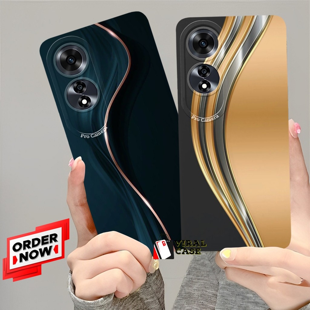 Case Oppo A60 Oppo A58 4G Oppo A78 4G Oppo A78 5G Oppo A79 5G Oppo A98 5G - Softcase Bahan Lentur Aw
