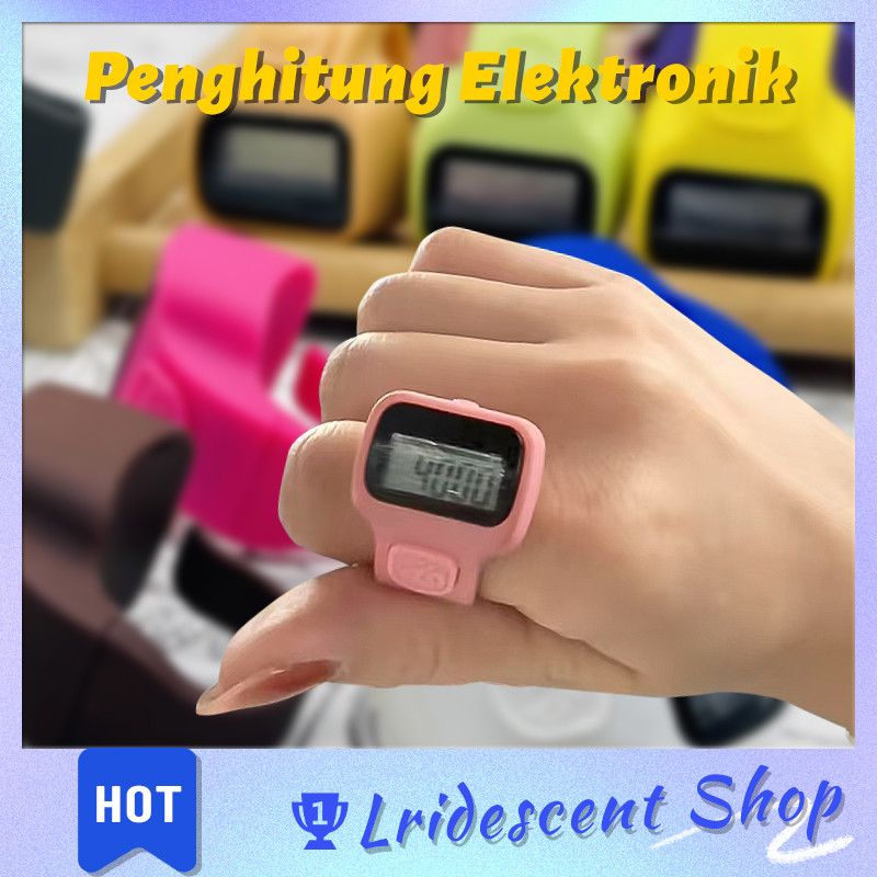 LRI Tasbih Digital Led Mini Alat Penghitung Alat Hitung Digital Tally Tasbih Digital Elektronik Alat