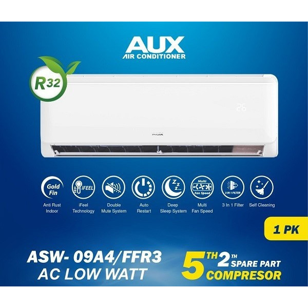 AC AUX ASW 09FFR Split 1PK Low Watt 1 PK 09 FFR Garansi Resmi