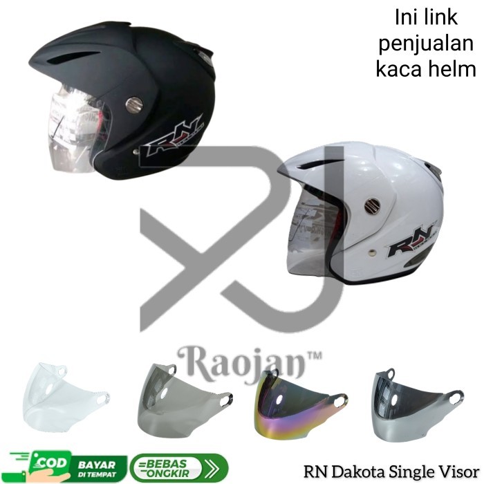 Kaca helm RN Dakota Single Visor helm RN Double Visor